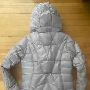 Lole hooded down filled parka ski jacket size medium